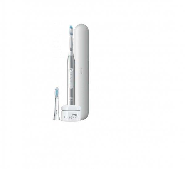 Oral-B Pulsonic Slim Luxe 4500 Szónikus fogkefe + Utazótok - Platina