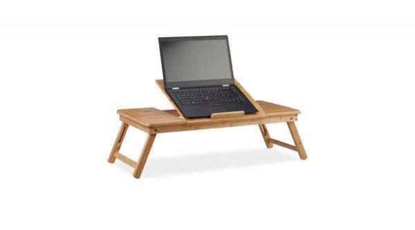 IDOMU XL Bambusz Laptop Asztal
