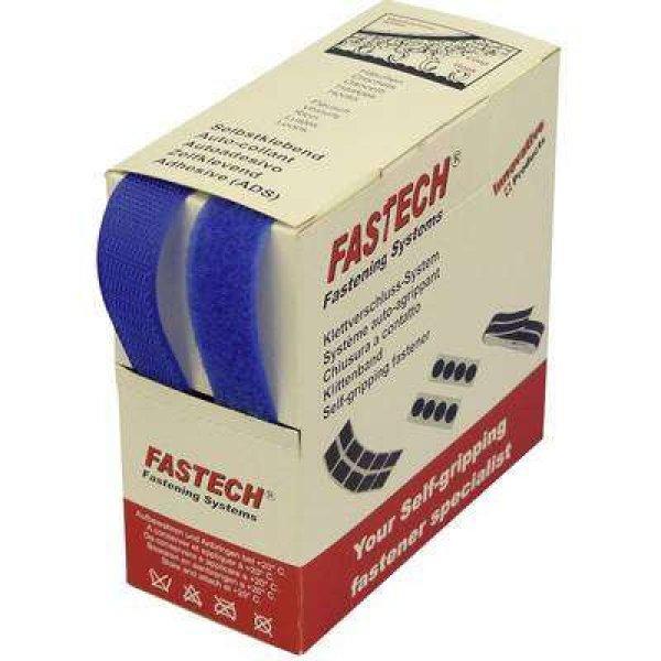 FASTECH® B20-STD042605 Tépőzár Felvarrható Bolyhos és horgos fél (H x Sz)
5 m x 20 mm Kék 5 m