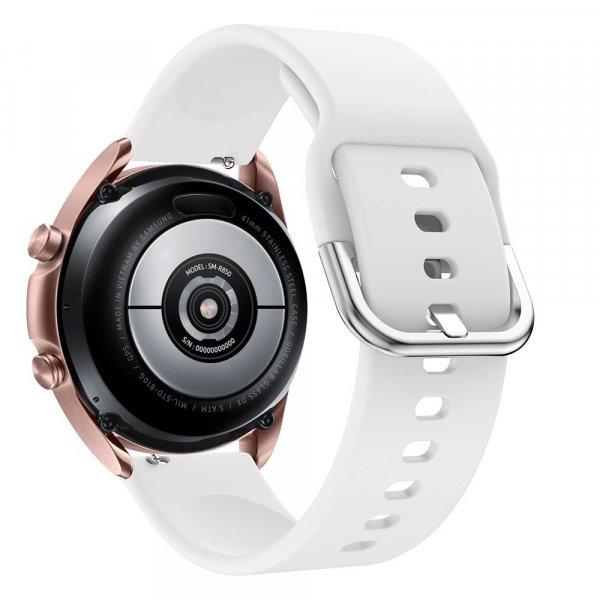 RMPACK Samsung Galaxy Watch 3 41mm Óraszíj Pótszíj Okosóra Szíj Szilikon
Nature Fehér