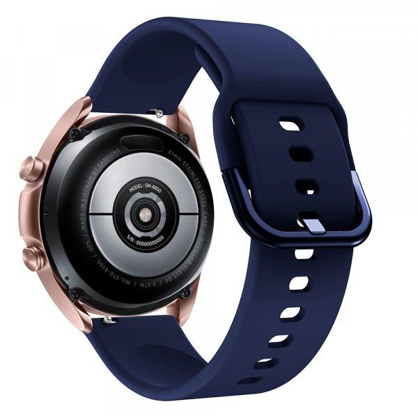 RMPACK Samsung Galaxy Watch 3 41mm Óraszíj Pótszíj Okosóra Szíj Szilikon
Nature SötétKék