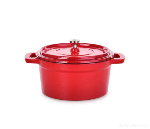 MIDI COCOTTE öntöttvas fazék fedővel IRON MASSIVE 750 ml