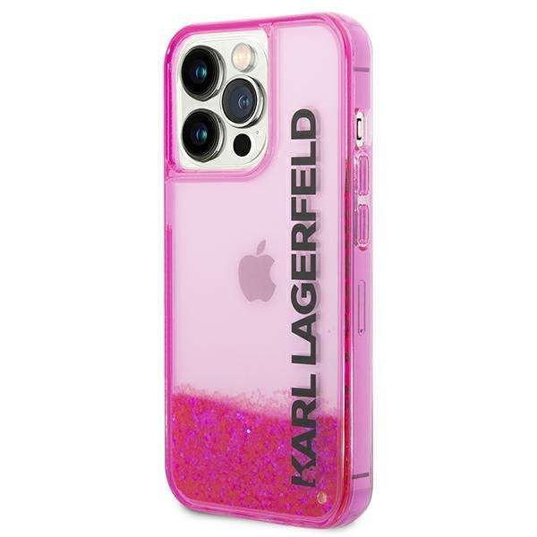 Apple iPhone 14 Pro Max Karl Lagerfeld Liquid Glitter Elong tok - KLHCP14XLCKVF,
Rózsaszín
