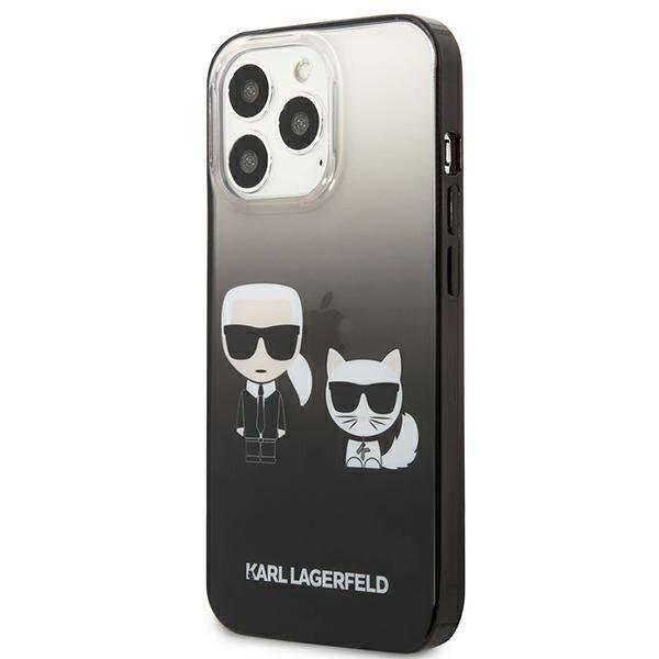 Apple iPhone 13 Pro Karl Lagerfeld Gradient Ikonik Karl & Choupette tok -
KLHCP13LTGKCK, Fekete