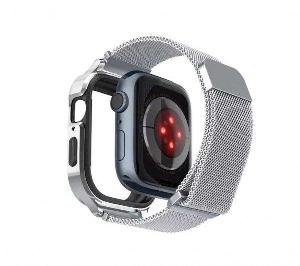 Spigen Metal Fit Pro Apple Watch S8/S7 Utángyártott Fém szíj tokkal 44/45mm
- Ezüst
