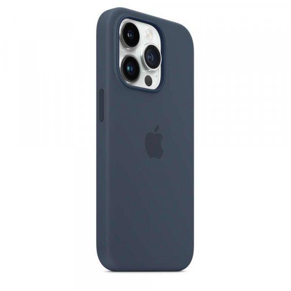Apple iPhone 14 Pro Magsafe Szilikon Tok - Kék