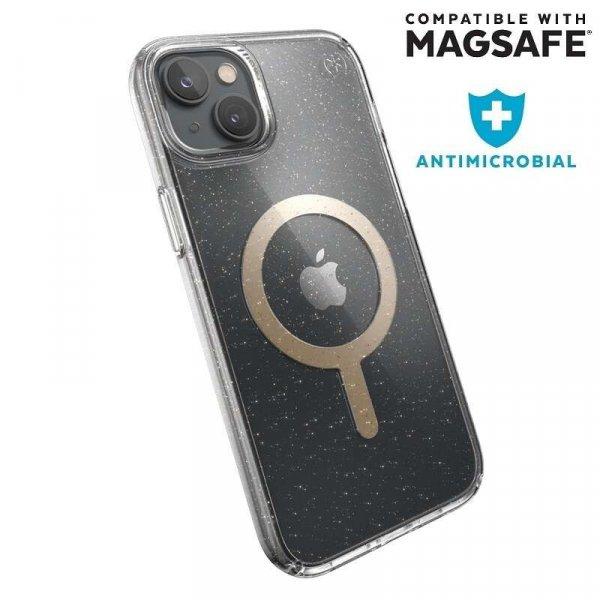 Speck Presidio Perfect-Clear Glitter MagSafe Apple iPhone 14 Plus Szilikon Tok -
Átlátszó