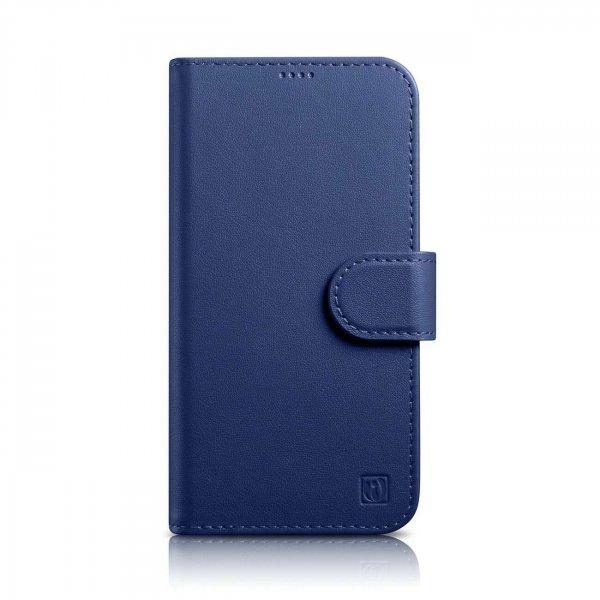 iCarer tárca tok 2in1 iPhone 14 Pro Max bőr Flip Cover Anti-RFID kék
(WMI14220728-BU)