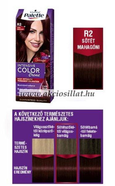 Schwarzkopf Palette Intensive Color Creme R2 Sötét Mahagóni krémhajfesték