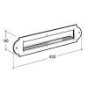 Cornice 650 bept keret