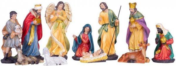 MagicHome karácsonyi dekoráció, Betlehemi figurák, 11 db