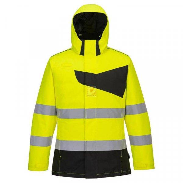 Portwest PW2 Hi-Vis Winter Jacket (sárga / fekete XL)