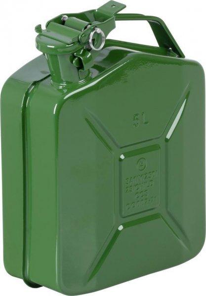 Kanna JerryCan LD5, 5 lit, fém, üzemanyagért, zöld