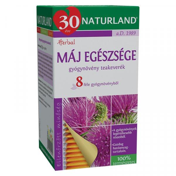 Naturland máj egészsége gyógynövény teakeverék 25 g