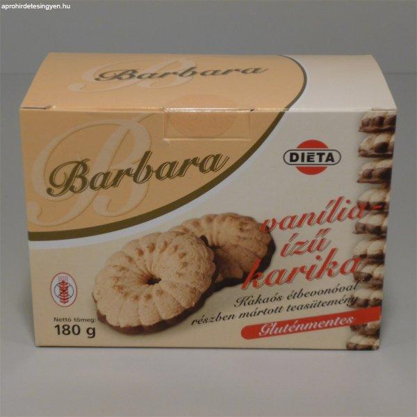 Barbara gluténmentes vaníliás karika 150 g
