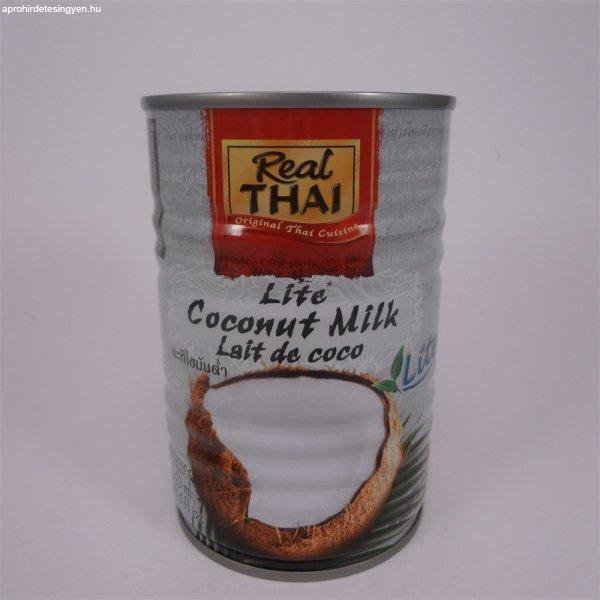 Real thai kókusztej light 400 ml