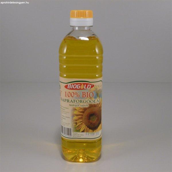 Biogold bio napraforgó étolaj 500 ml