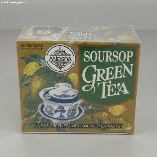 Mlesna soursop zöld tea 50x2g 50 db