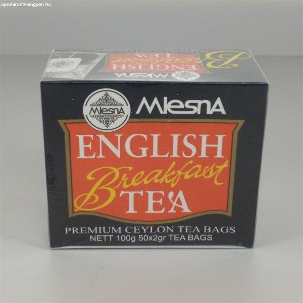 Mlesna english breakfast tea 50x2g 100 g