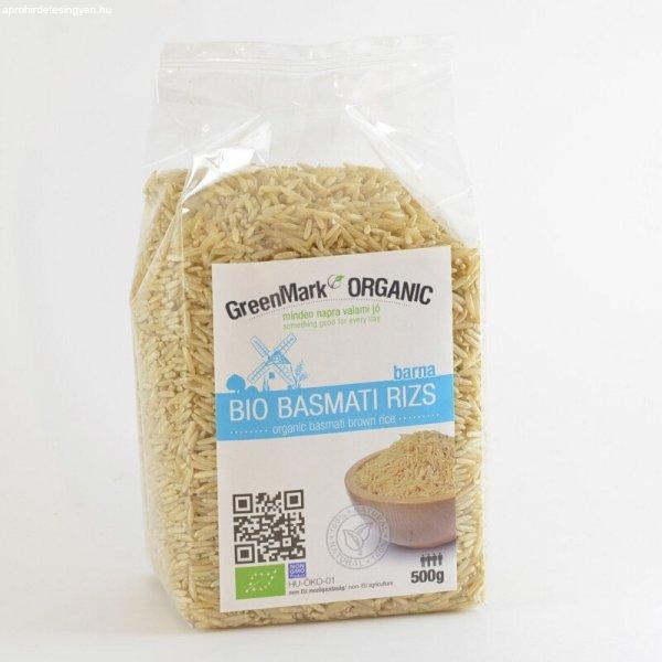 Greenmark bio basmati barna rizs 500 g