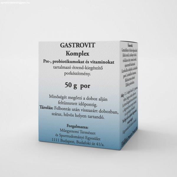 Gastrovit komplex pre-, probiotikumokat és vitaminokat tartalmazó
étrend-kiegészítő por 50 g