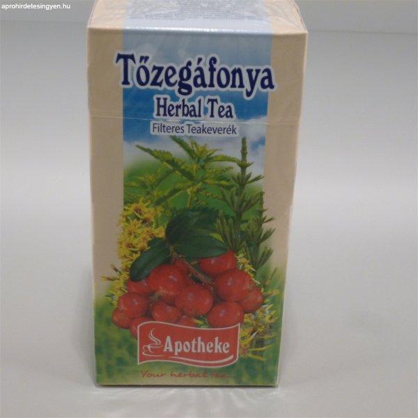 Apotheke tőzegáfonya tea 20x1,5g 30 g