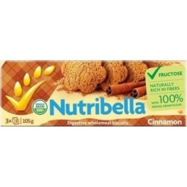 Nutribella keksz fruktózzal fahéjas 105 g