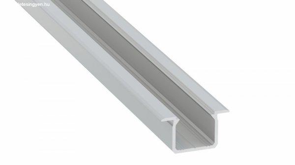 LED Alumínium Profil Beépíthető [U] Natúr 1 méter