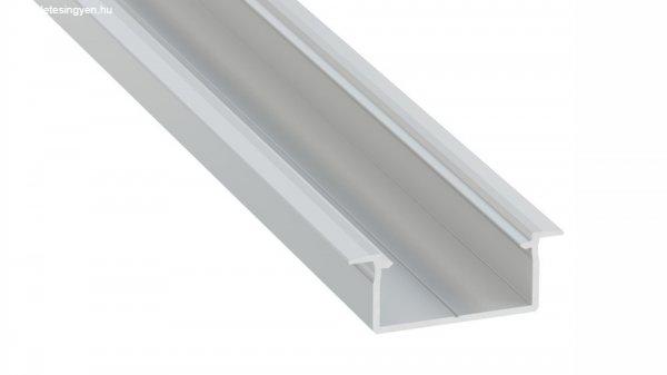 LED Alumínium Profil Beépíthető [GEMI] Ezüst 1 méter
