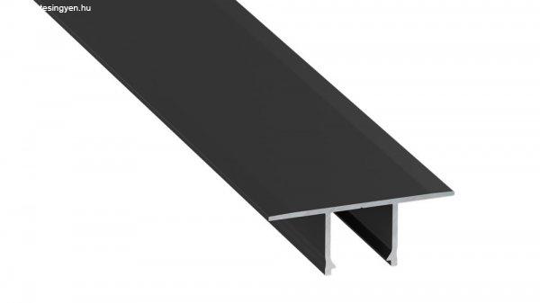 LED Alumínium Profil Beépíthető [FALCO] Fekete 1 méter