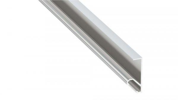 LED Alumínium Profil Polcél világításhoz [Q20] Ezüst 1 méter