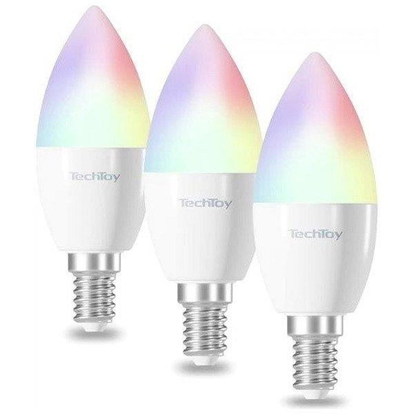 TechToy Smart Bulb RGB 4.5W E14 3pcs készlet - PC