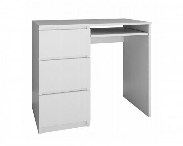 Íróasztal / számítógép asztal - Holzmeister - 98 cm - fehér