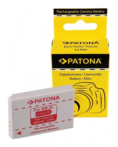 CANON kamera akku IXUS800,IS850,NB-5L utángyártott (Patona) 3,7V 900mAh