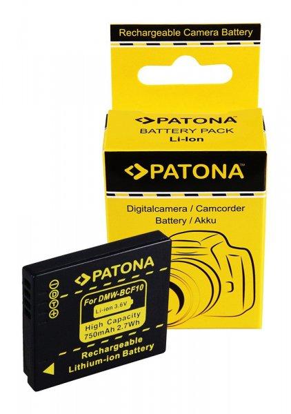 Panasonic kamera akku DMW-BCF10 Lumix DMC-FS7 utángyártott(Patona)3,6V 750mAh