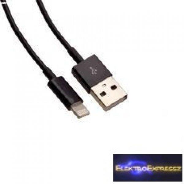 Iphone 5 csatlakozó 8 pólusú->USB kábel