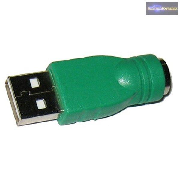 USB adapter , USB dugó/PS2 aljzat EGÉRHEZ