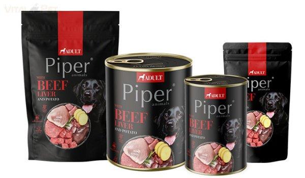 PIPER 400 g konzerv kutyáknak 65%-os marhamáj burgonyával