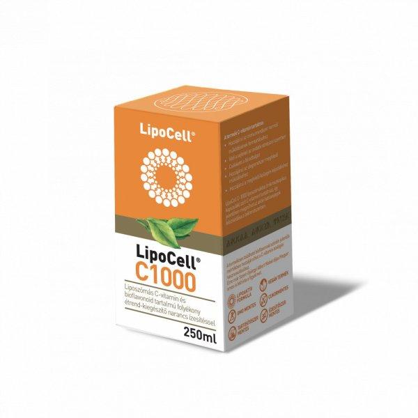 Lipocell c1000 liposzómás c-vitamin és bioflavonoid tartalmú folyékony
étrend-kiegészítő narancs ízesítéssel 250 ml
