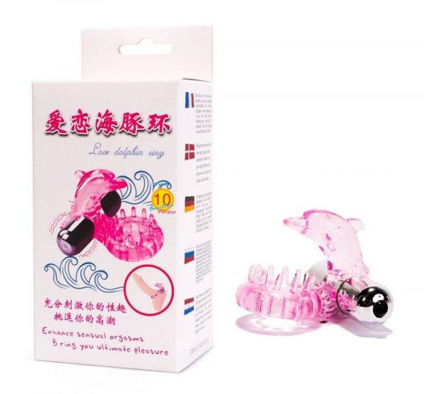 Cock Ring With Bullet Vibrator Pink 2