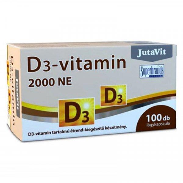 Jutavit d3 vitamin 2000 NE lágykapszula 100 db