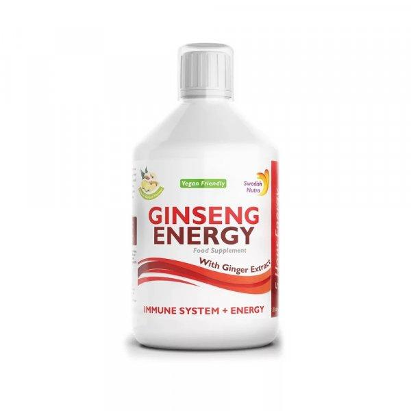 Swedish Nutra GINSENG ENERGY folyékony vitamin komplex 500ml Ginger kivonattal