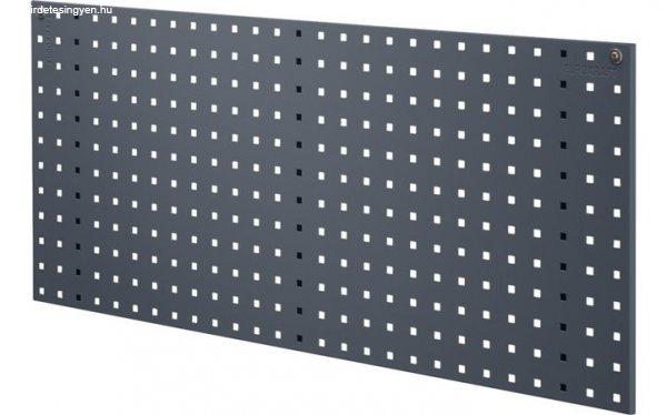 Acéllemez lap négyzet alakú perforációkkal, hossz 1029 mm