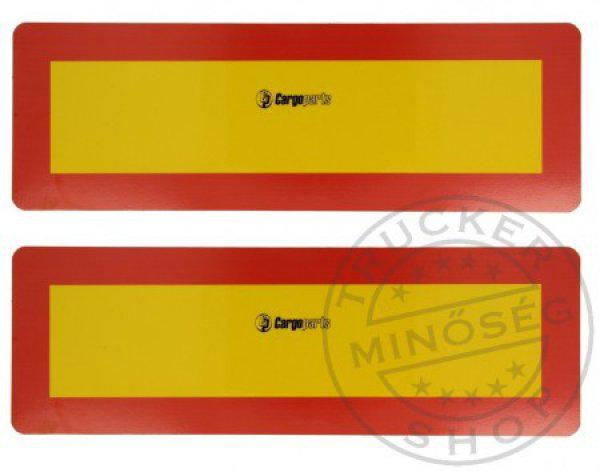 Fényvisszaverő tábla keretes 300x100mm