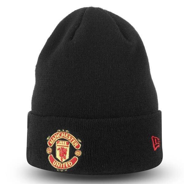 Téli Sapka New Era Manchester United Essential Cuff Knit Black