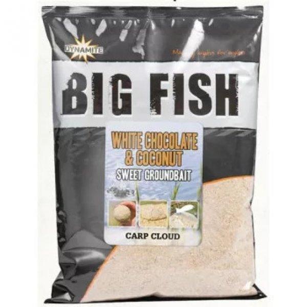 Dynamite Baits Big Fish White Chocolate & Coconut Groundbait 1,8kg Édes Etető
Anyag (DY1474) Kókusz, Csoki