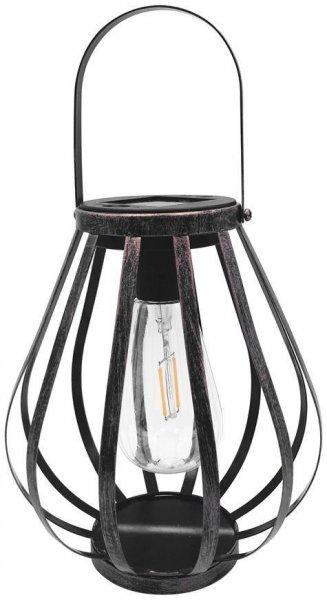 Lámpa Solar Hadar, 18 x 21 cm, 2 Edison LED, AA