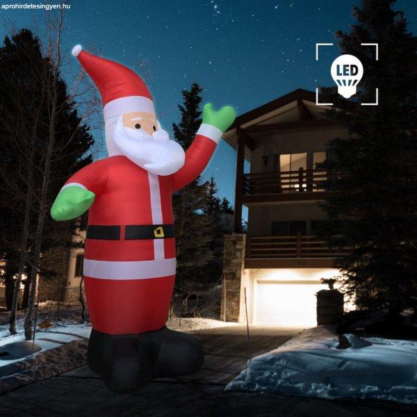 Felfújható karácsonyi Mikulás LED világítással IP20 600 cm XXL