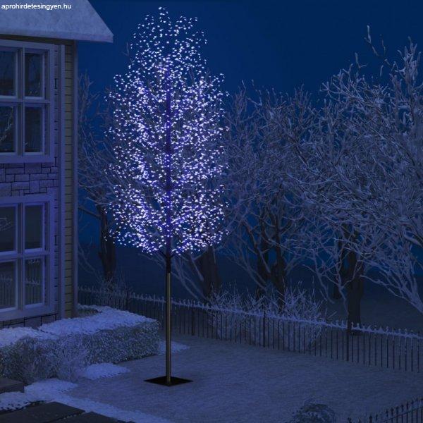 Cseresznyevirágos karácsonyfa 2000 db kék LED-del 500 cm