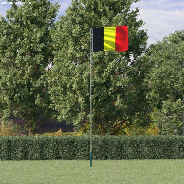 Belga alumínium zászló és rúd 5,55 m